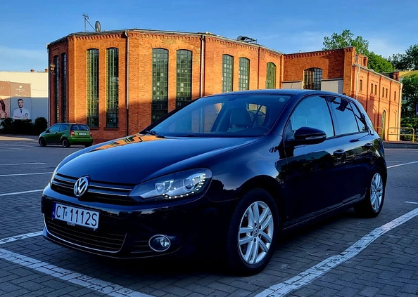 Volkswagen Golf cena 37900 przebieg: 168000, rok produkcji 2012 z Toruń małe 742